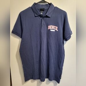 NEW  Bench Men's Navy Polo Shirt, Size Medium